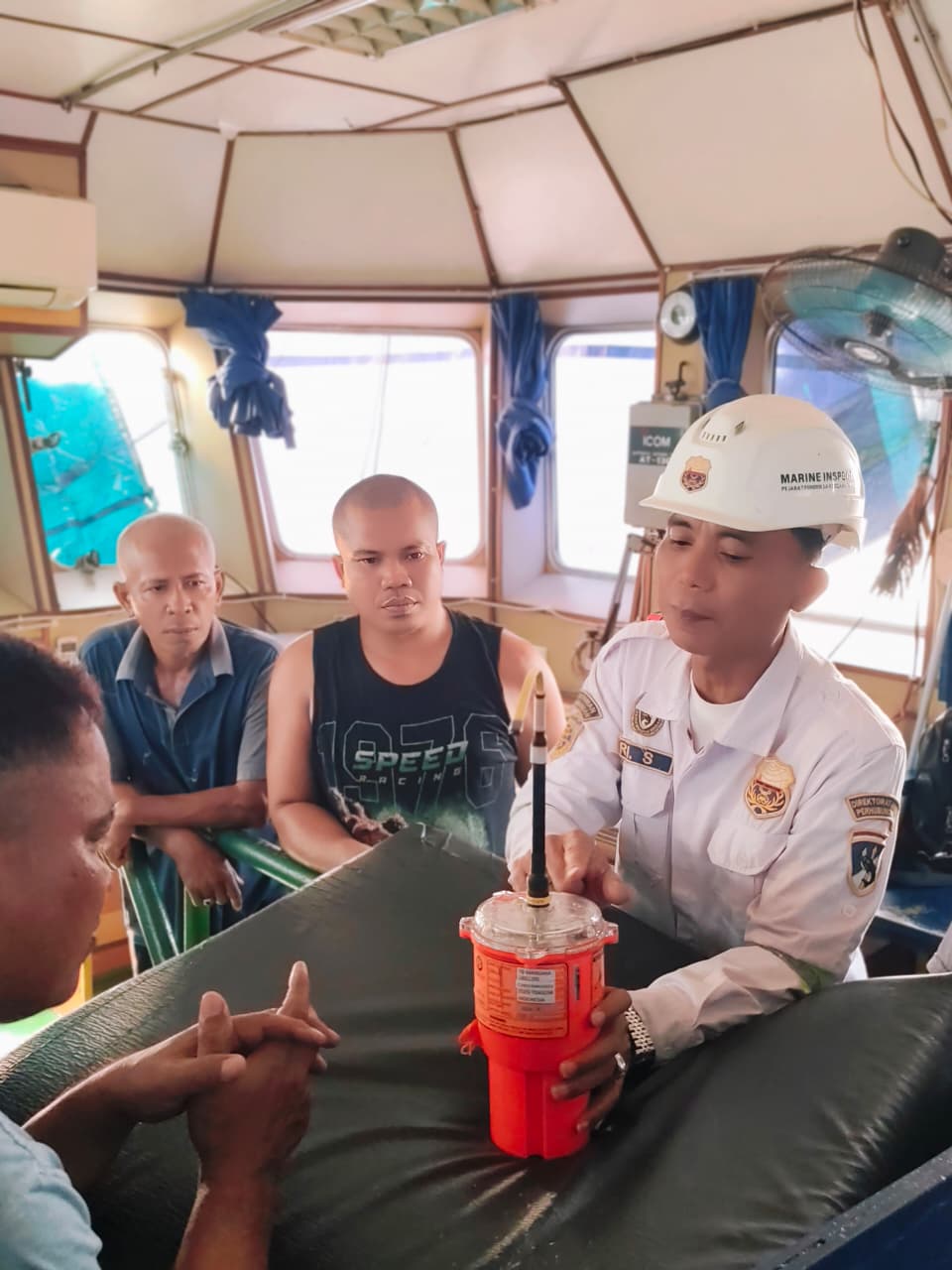 Perkuat Budaya Keselamatan Pelayaran, UPP Kelas III Telaga Biru Gelar Kampanye dan Pemeriksaan Kapal di Wilker Ujung Piring
